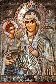 Hania, the Akrotiri peninsula. The Aya Tridha Mon Zangarlo monastery. Icon of the church. 